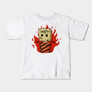 Cartoon character. Paper bag Kids T-Shirt